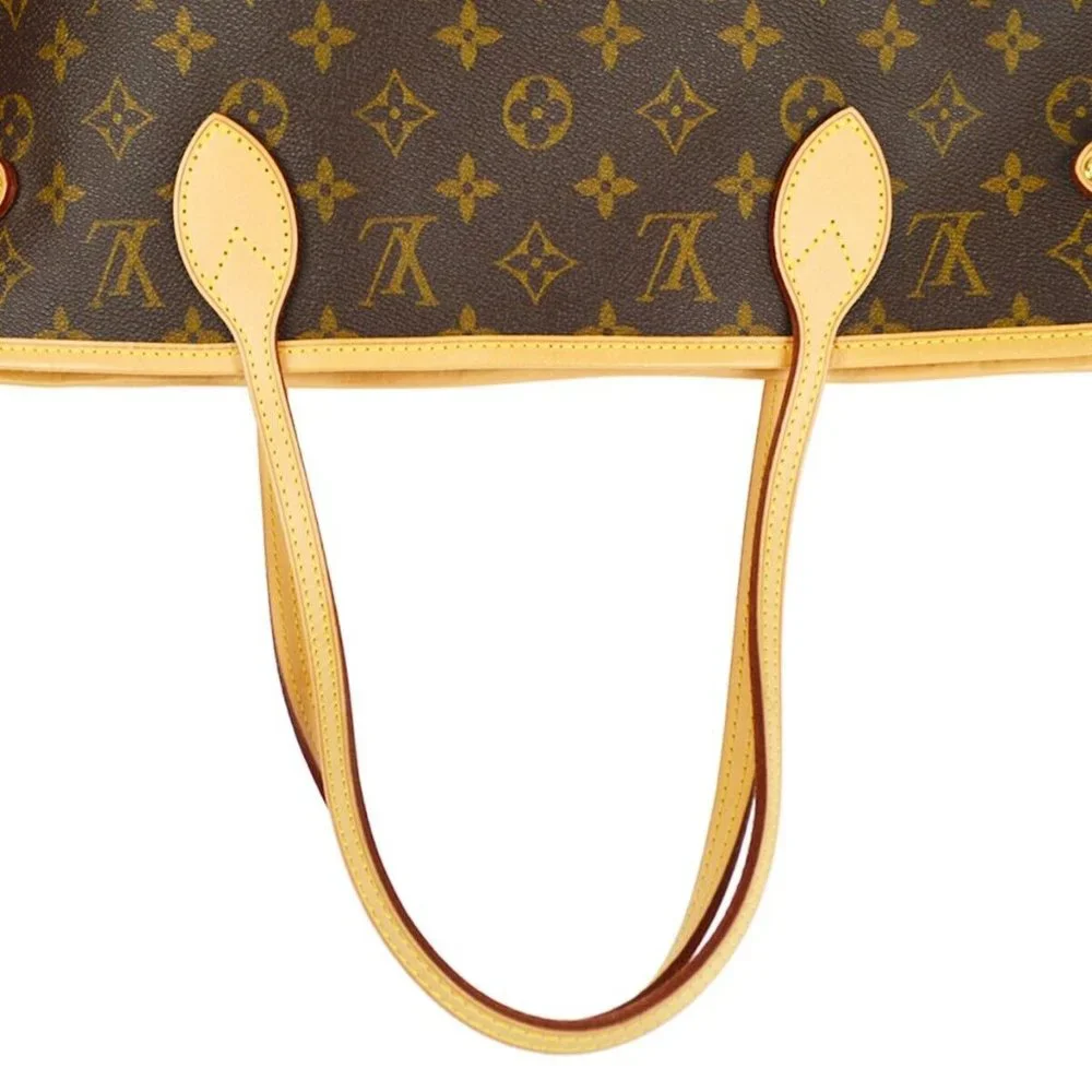 Louis Vuitton Neverfull MM Shoulder Tote Bag Monogram